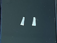 Diamant - 0.27 carat natuurlijke baguette geslepen diamanten