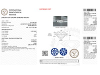 Diamant - 0.30 carat briljant geslepen diamant (gecertificeerd) - afbeelding 4 van  4