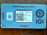 Diamant - 0.30 carat echte natuurlijke starcut briljant geslepen diamant (gecertificeerd) - afbeelding 2 van  5