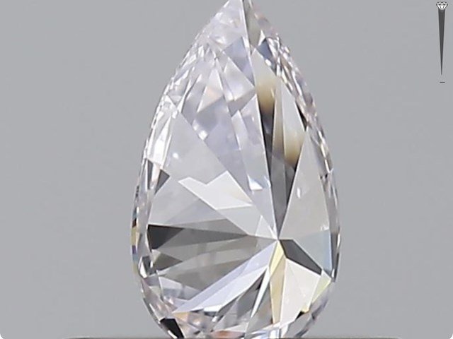 Diamant - 0.30 carat natuurlijke roze diamant (gecertificeerd) - afbeelding 2 van  4