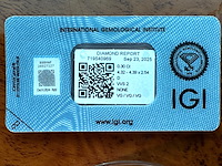 Diamant - 0.30 carat natuurlijke starcut briljant geslepen diamant (gecertificeerd) - afbeelding 2 van  5