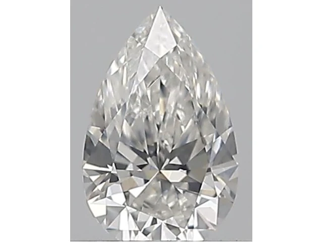 Diamant - 0.31 carat peer geslepen diamant (gecertificeerd) - afbeelding 1 van  5