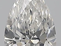 Diamant - 0.31 carat peer geslepen diamant (gecertificeerd)