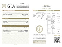 Diamant - 0.33 carat echte diamant (gecertificeerd) - afbeelding 4 van  5