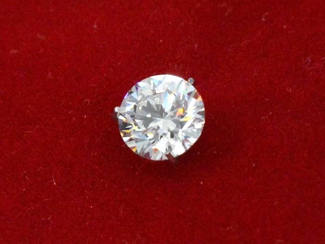Diamant - 0.33 carat echte diamant (gecertificeerd) - afbeelding 1 van  3