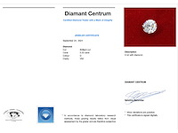 Diamant - 0.33 carat echte diamant (gecertificeerd) - afbeelding 3 van  3