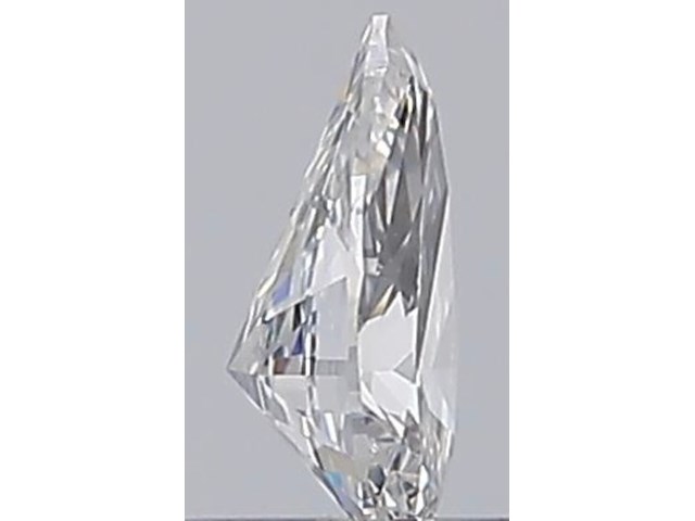 Diamant - 0.33 carat peer geslepen diamant (gecertificeerd) - afbeelding 2 van  5
