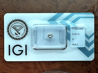 Diamant - 0.35 carat natuurlijke starcut briljant geslepen diamant (gecertificeerd)