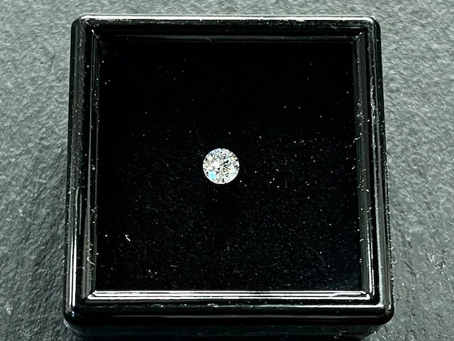 Diamant - 0.36 carat natuurlijke briljant geslepen diamant (gia gecertificeerd) - afbeelding 1 van  5