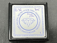 Diamant - 0.36 carat natuurlijke briljant geslepen diamant (gia gecertificeerd) - afbeelding 3 van  5