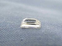 Diamant - 0.37 carat echte baguette geslepen diamant (gecertificeerd) - afbeelding 2 van  3