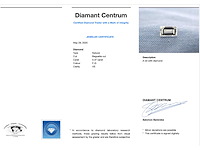 Diamant - 0.37 carat echte baguette geslepen diamant (gecertificeerd) - afbeelding 3 van  3