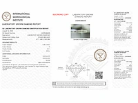 Diamant - 0.40 carat briljant geslepen diamant (gecertificeerd) - afbeelding 4 van  4