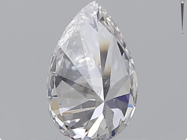 Diamant - 0.40 carat echte colour diamant (gecertificeerd) - afbeelding 1 van  2
