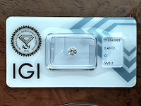 Diamant - 0.40 carat echte natuurlijke starcut briljant geslepen diamant (gecertificeerd) - afbeelding 1 van  5