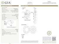 Diamant - 0.40 carat fancy geel kussenvorm geslepen diamant met een gia certificaat (gecertificeerd) - afbeelding 3 van  5
