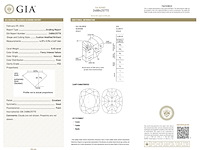 Diamant - 0.40 carat fancy geel kussenvorm geslepen diamant met een gia certificaat (gecertificeerd) - afbeelding 3 van  3