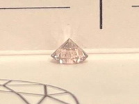 Diamant - 0.40 carat natuurlijke briljant geslepen roze diamant (gecertificeerd) - afbeelding 2 van  3