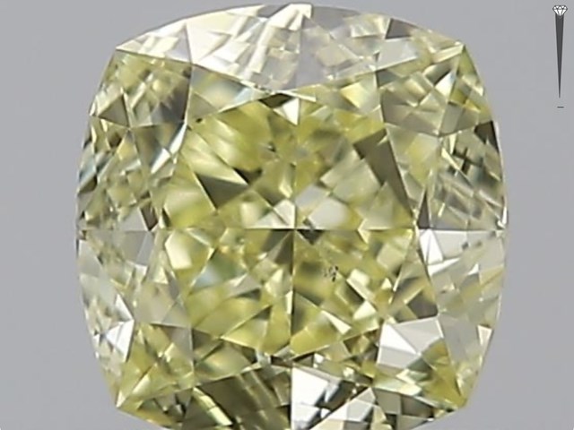 Diamant - 0.40 carat natuurlijke fancy colour diamant (gecertificeerd) - afbeelding 1 van  6