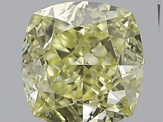 Diamant - 0.40 carat natuurlijke fancy colour diamant (gecertificeerd) - afbeelding 1 van  6