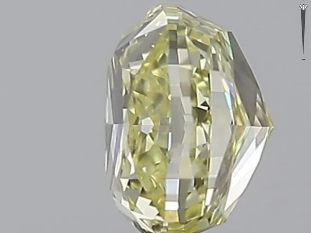 Diamant - 0.40 carat natuurlijke fancy colour diamant (gecertificeerd) - afbeelding 2 van  6