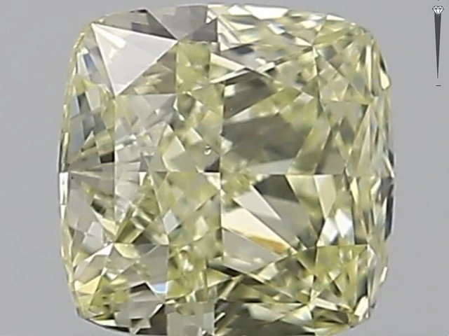 Diamant - 0.40 carat natuurlijke fancy colour diamant (gecertificeerd) - afbeelding 1 van  6