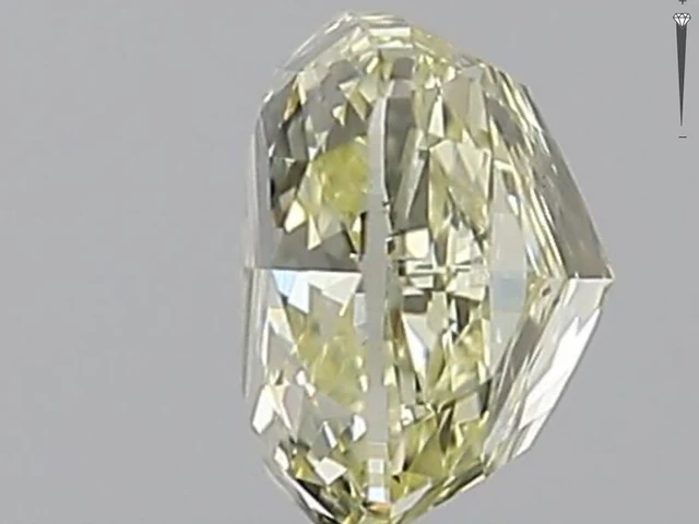 Diamant - 0.40 carat natuurlijke fancy colour diamant (gecertificeerd) - afbeelding 2 van  6