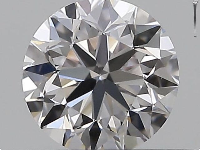 Diamant - 0.41 carat natuurlijke briljant geslepen roze diamant (gecertificeerd) - afbeelding 1 van  6