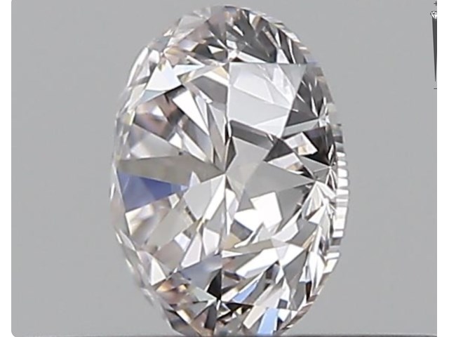 Diamant - 0.41 carat natuurlijke briljant geslepen roze diamant (gecertificeerd) - afbeelding 2 van  6