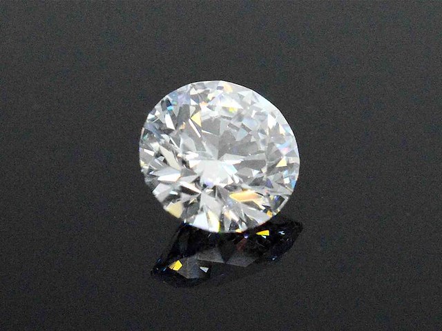 Diamant - 0.41 carat natuurlijke diamant (gecertificeerd) - afbeelding 1 van  4