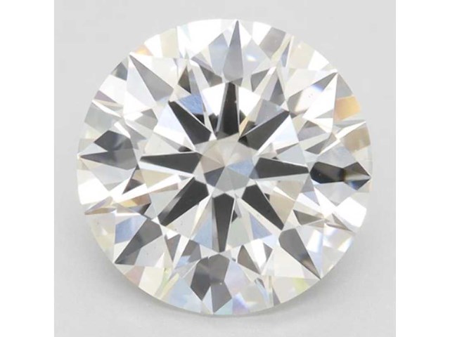 Diamant - 0.42 carat briljant geslepen diamant (gecertificeerd) - afbeelding 1 van  4