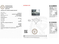 Diamant - 0.42 carat briljant geslepen diamant (gecertificeerd) - afbeelding 4 van  4