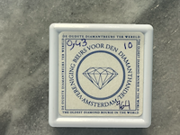 Diamant - 0.43 carat natuurlijke paarse diamant - afbeelding 2 van  2