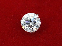 Diamant - 0.43 carat natuurlijke starcut briljant geslepen diamant (gecertificeerd) - afbeelding 1 van  6