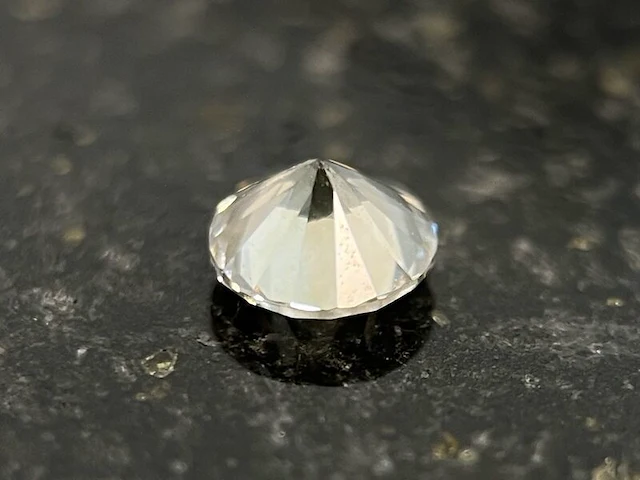 Diamant - 0.45 carat natuurlijke diamant rond briljant geslepen - afbeelding 2 van  7