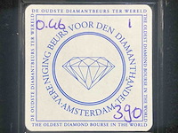Diamant - 0.46 carat echte natuurlijke diamant (gecertificeerd) - afbeelding 5 van  5