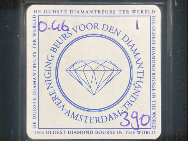 Diamant - 0.46 carat natuurlijke diamant (gecertificeerd) - afbeelding 4 van  4