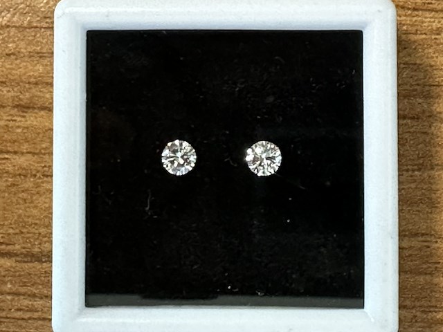 Diamant - 0.47 carat natuurlijke diamanten (gecertificeerd) - afbeelding 1 van  4