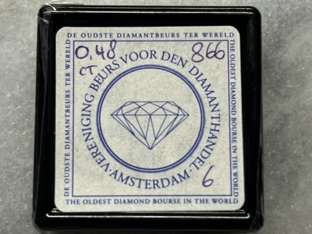 Diamant - 0.48 carat natuurlijke diamant - afbeelding 2 van  4