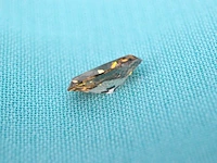 Diamant - 0.49 carat natuurlijke champagne gekleurde marquise diamant (gecertificeerd) - afbeelding 3 van  5