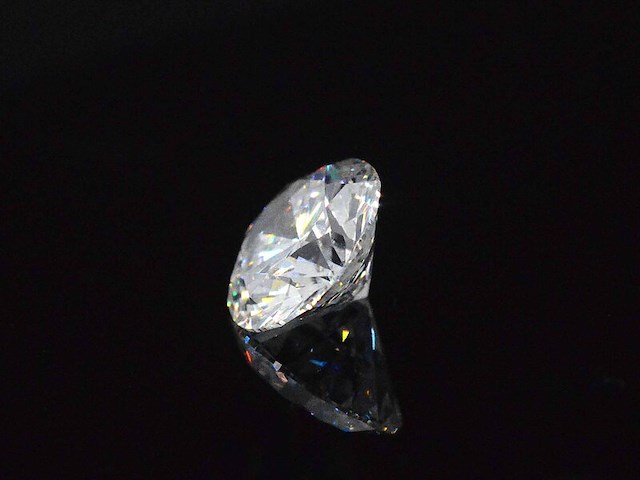 Diamant - 0.50 carat natuurlijke diamant (gecertificeerd) - afbeelding 2 van  5