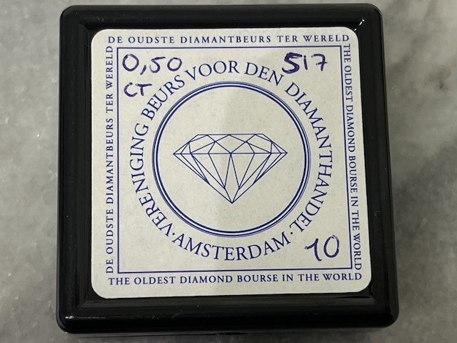 Diamant - 0.50 carat natuurlijke diamant - afbeelding 2 van  4
