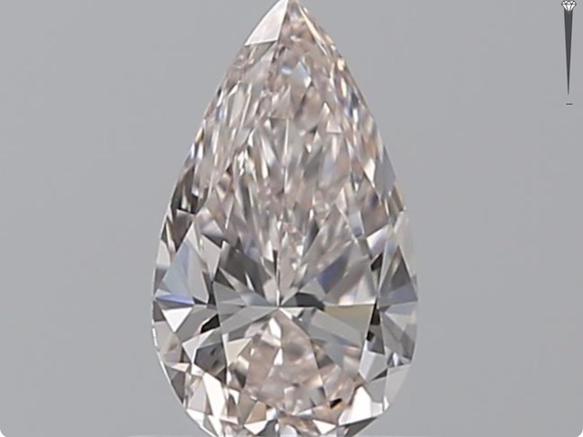 Diamant - 0.50 carat natuurlijke fancy colour diamant (gecertificeerd) - afbeelding 1 van  6