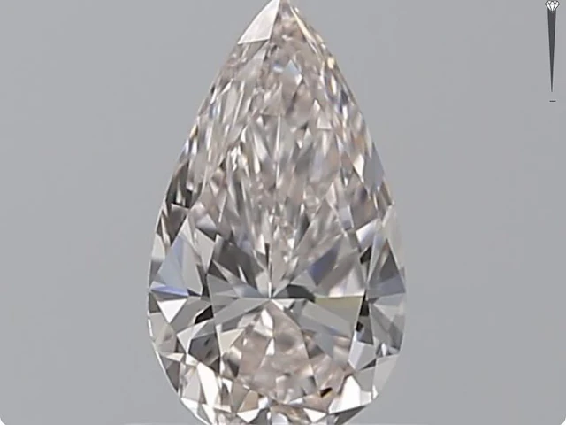 Diamant - 0.50 carat natuurlijke fancy colour diamant (gecertificeerd) - afbeelding 1 van  6