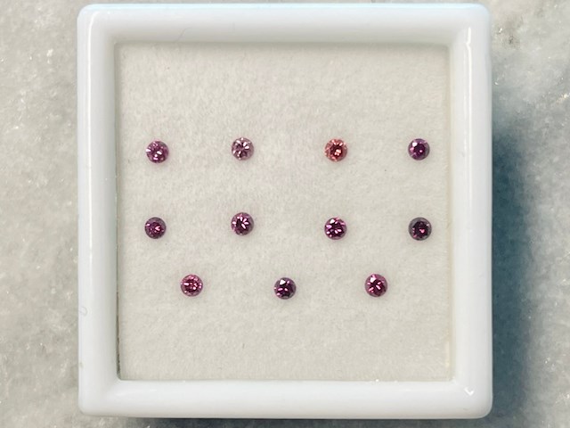 Diamant - 0.50 carat natuurlijke paarse diamant - afbeelding 1 van  2