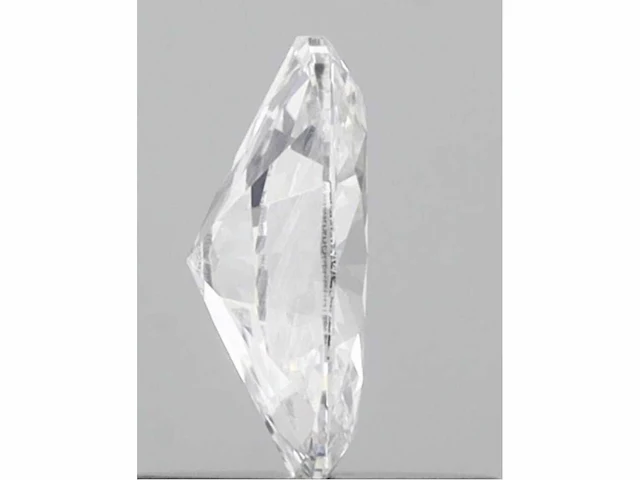 Diamant - 0.50 carat ovaal geslepen geslepen diamant (gecertificeerd) - afbeelding 2 van  4