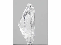 Diamant - 0.50 carat ovaal geslepen geslepen diamant (gecertificeerd) - afbeelding 2 van  4