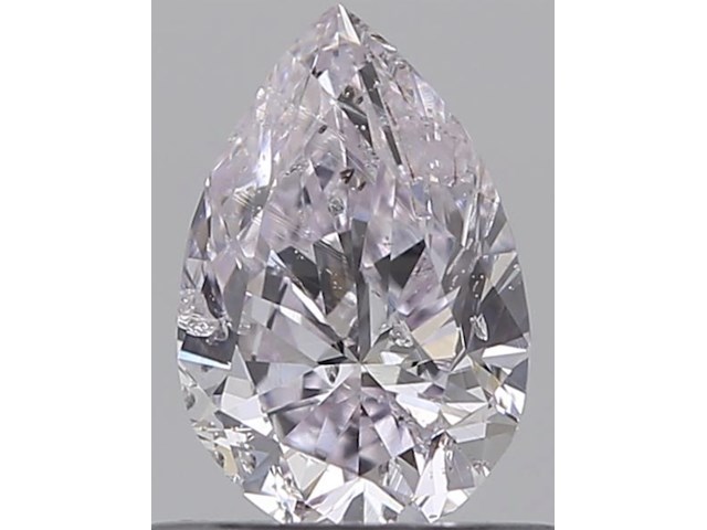 Diamant - 0.51 carat peer geslepen diamant (gecertificeerd) - afbeelding 1 van  3