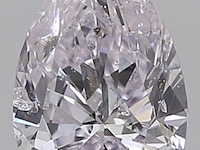 Diamant - 0.51 carat peer geslepen diamant (gecertificeerd) - afbeelding 1 van  3