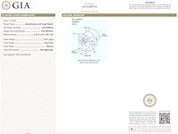 Diamant - 0.51 carat peer geslepen diamant (gecertificeerd) - afbeelding 3 van  3